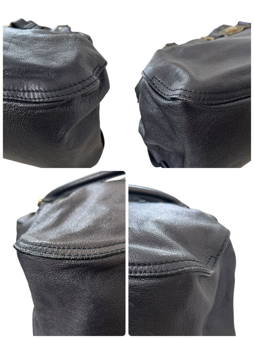 バッグ BURBERRY vintage totebag leather emblem