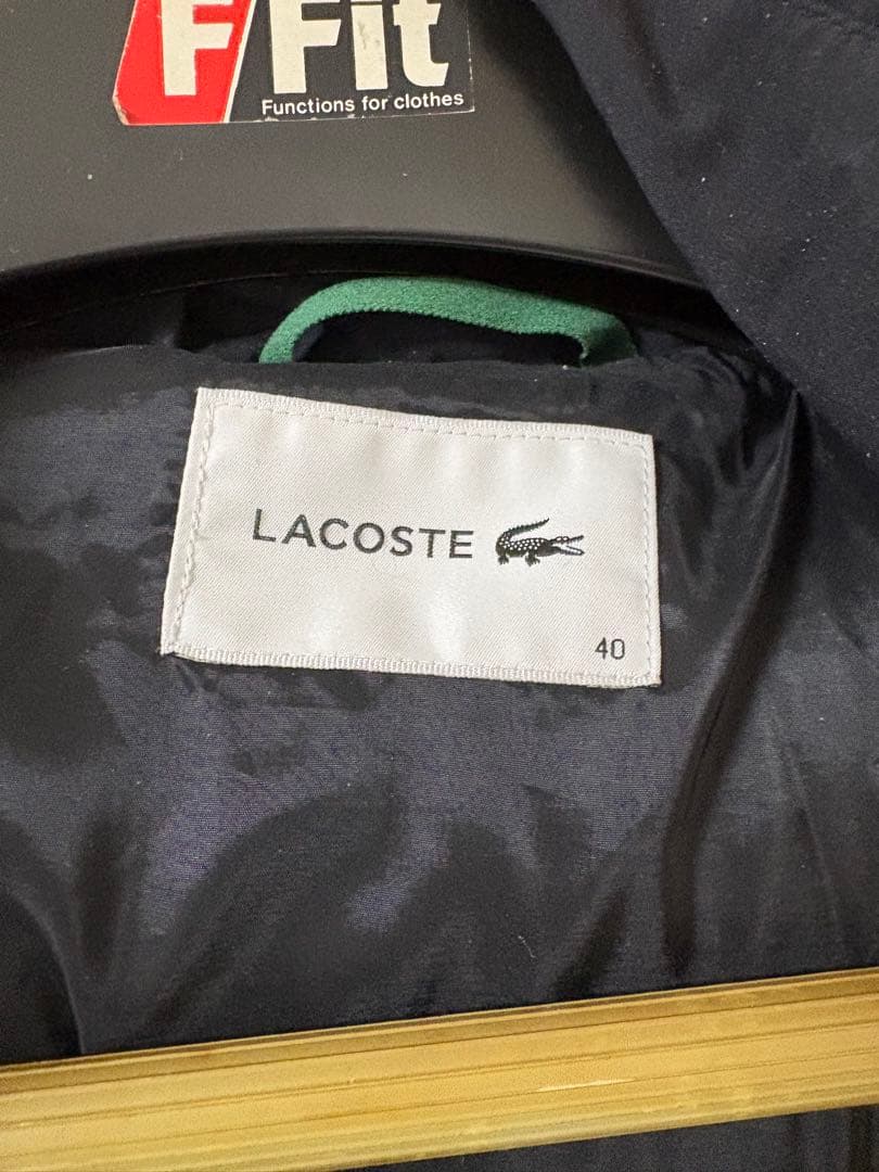 LACOSTE ダウンジャケット　ブラック　40