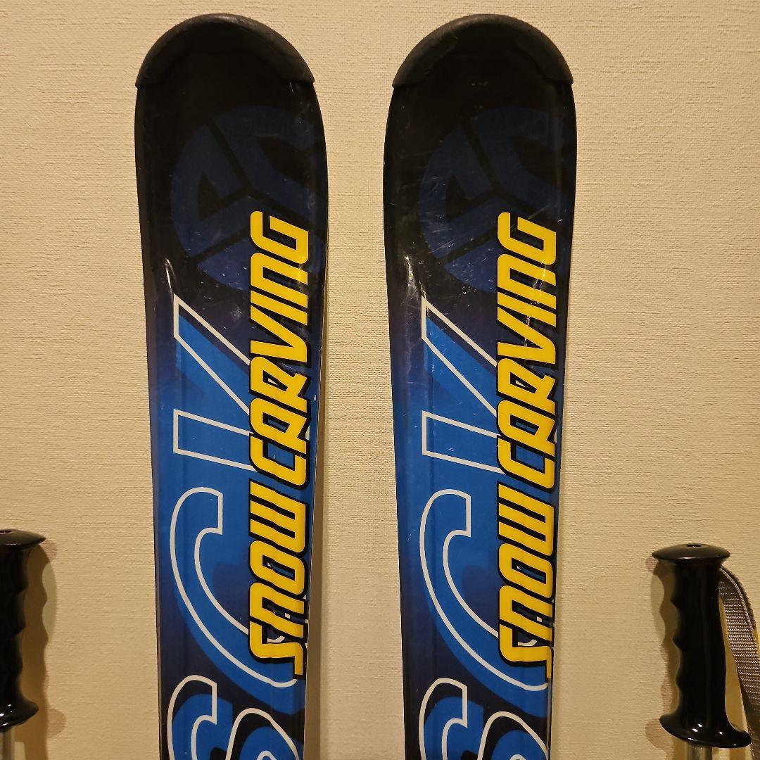 スノーカービング スキー板120 、 ポール90、セット 販売