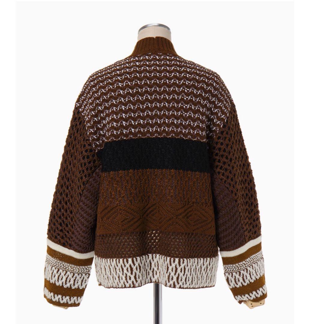 トップス mame Basketweave Knitted Pullover