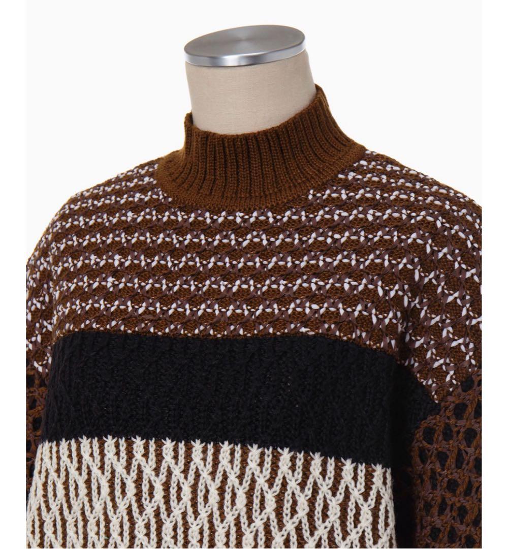 トップス mame Basketweave Knitted Pullover