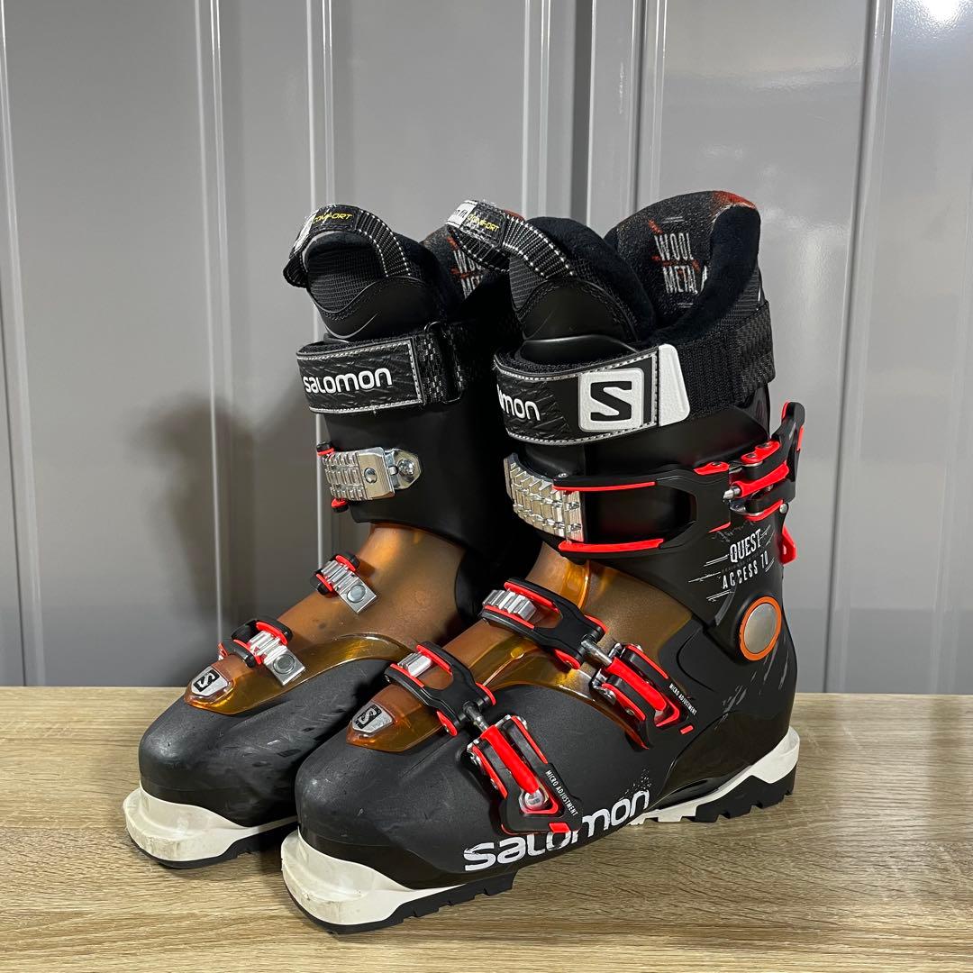SALOMON160cm 25/25.5cmストック115cm スキーフルセット