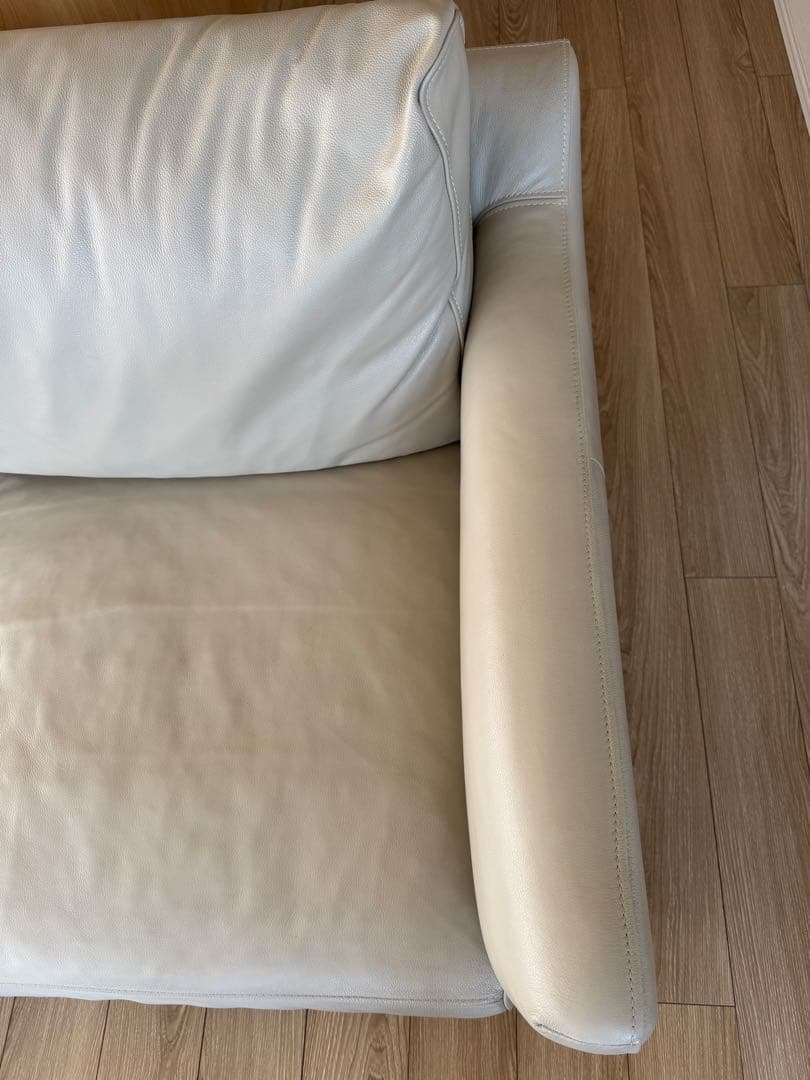 【rbn】 （1/2） アクタス ACTUS L字型ソファ レザー