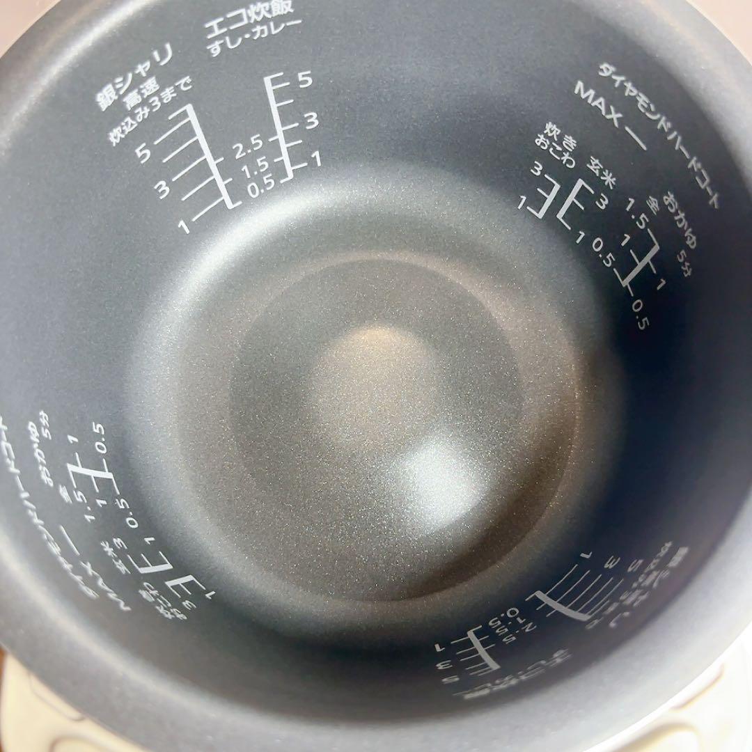 パナソニック炊飯器5.5合可変圧力IH式Wおどり炊き SR-MPW100-W