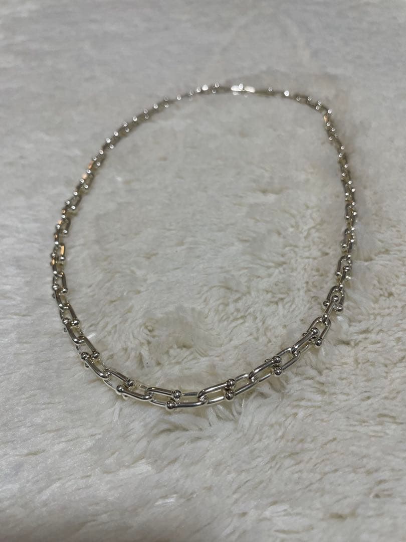 ティファニー ハードウェア　スモール リンク ネックレス　tiffany&co.