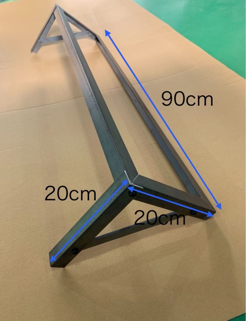 クリスティー　アイアンウォールシェルフ2set