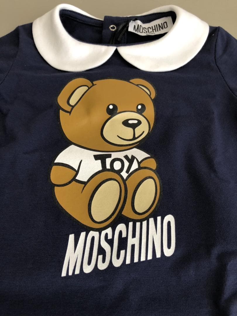 MOSCHINO♡ベアーロンパース♡ネイビー♡6/9M