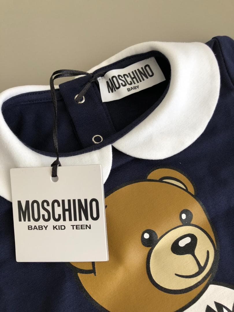 MOSCHINO♡ベアーロンパース♡ネイビー♡6/9M