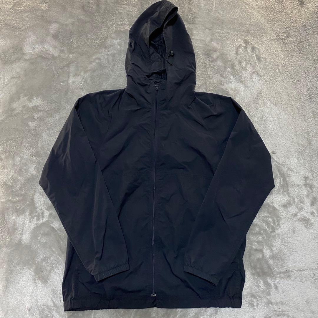 got35 REMILLA レミーラ　フード付ナイロンジャケット　黒　L