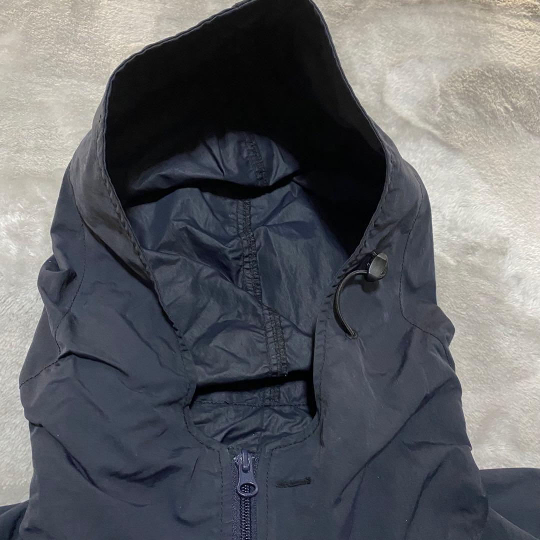 got35 REMILLA レミーラ　フード付ナイロンジャケット　黒　L