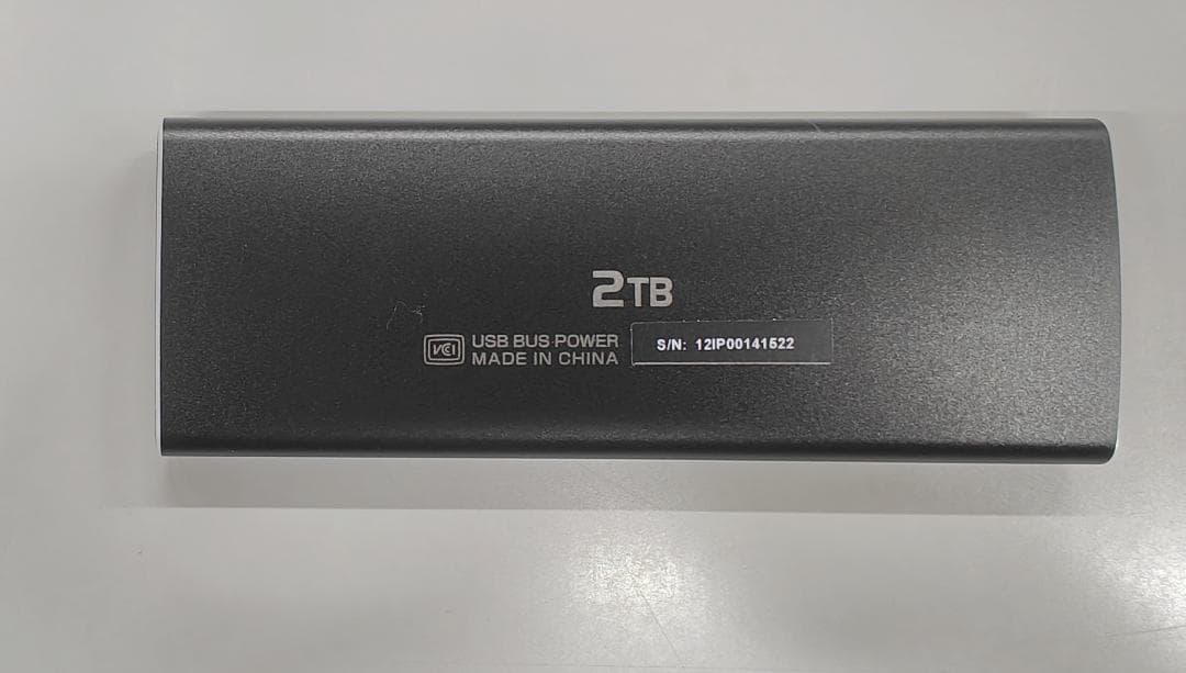 I-O DATA ポータブルSSD SSPF-USC 2TB