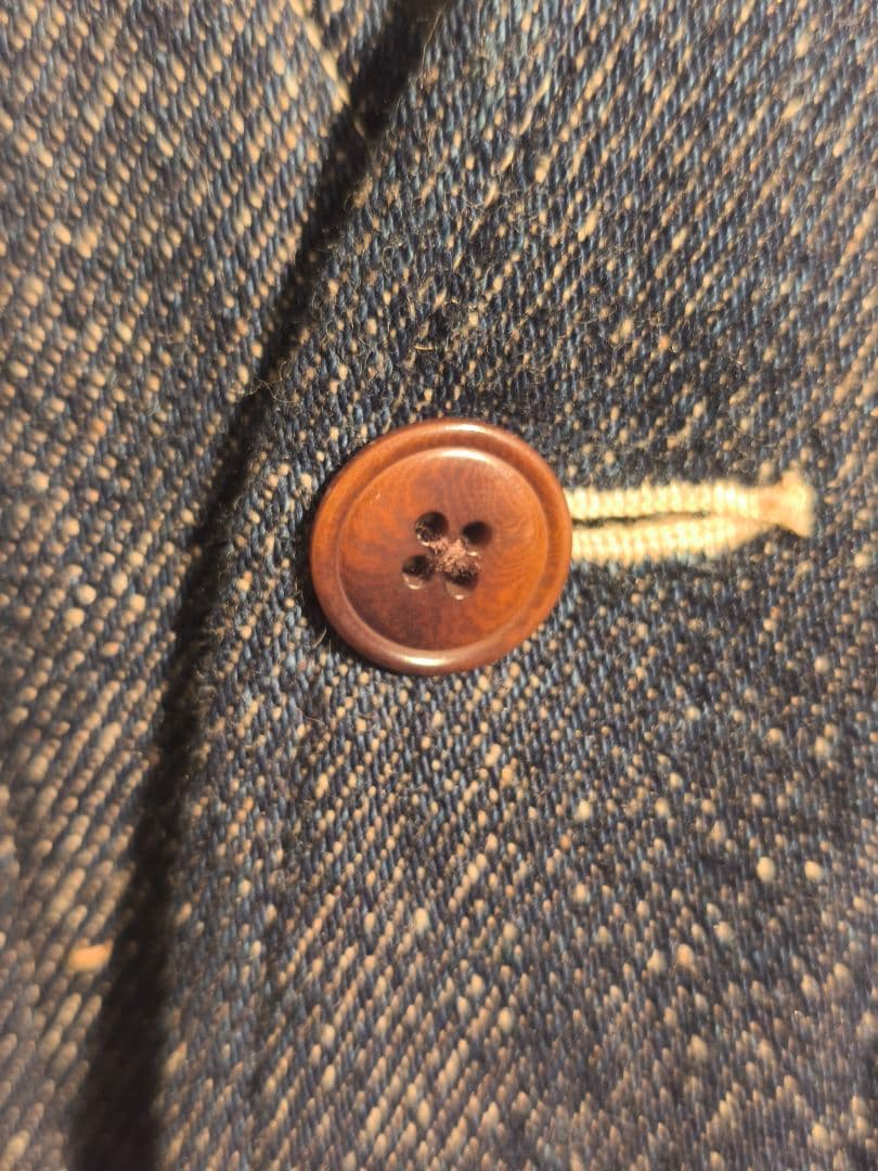 フェローズ デニムベスト　ネップデニム　40 Ｌ