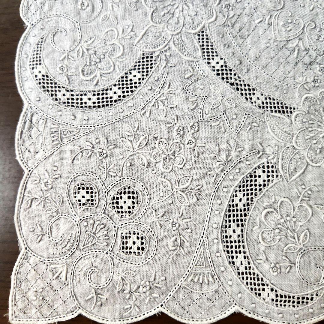 スワトウ刺繍 ハンカチ2枚セット