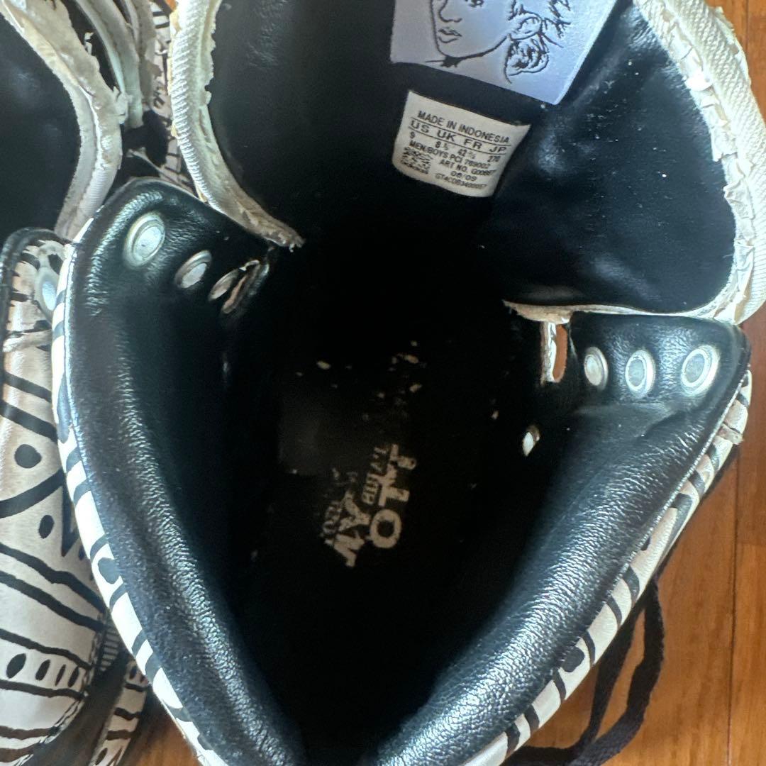 Jeremy Scott adidas 3tongue 幾何学模様 ハイパーレア