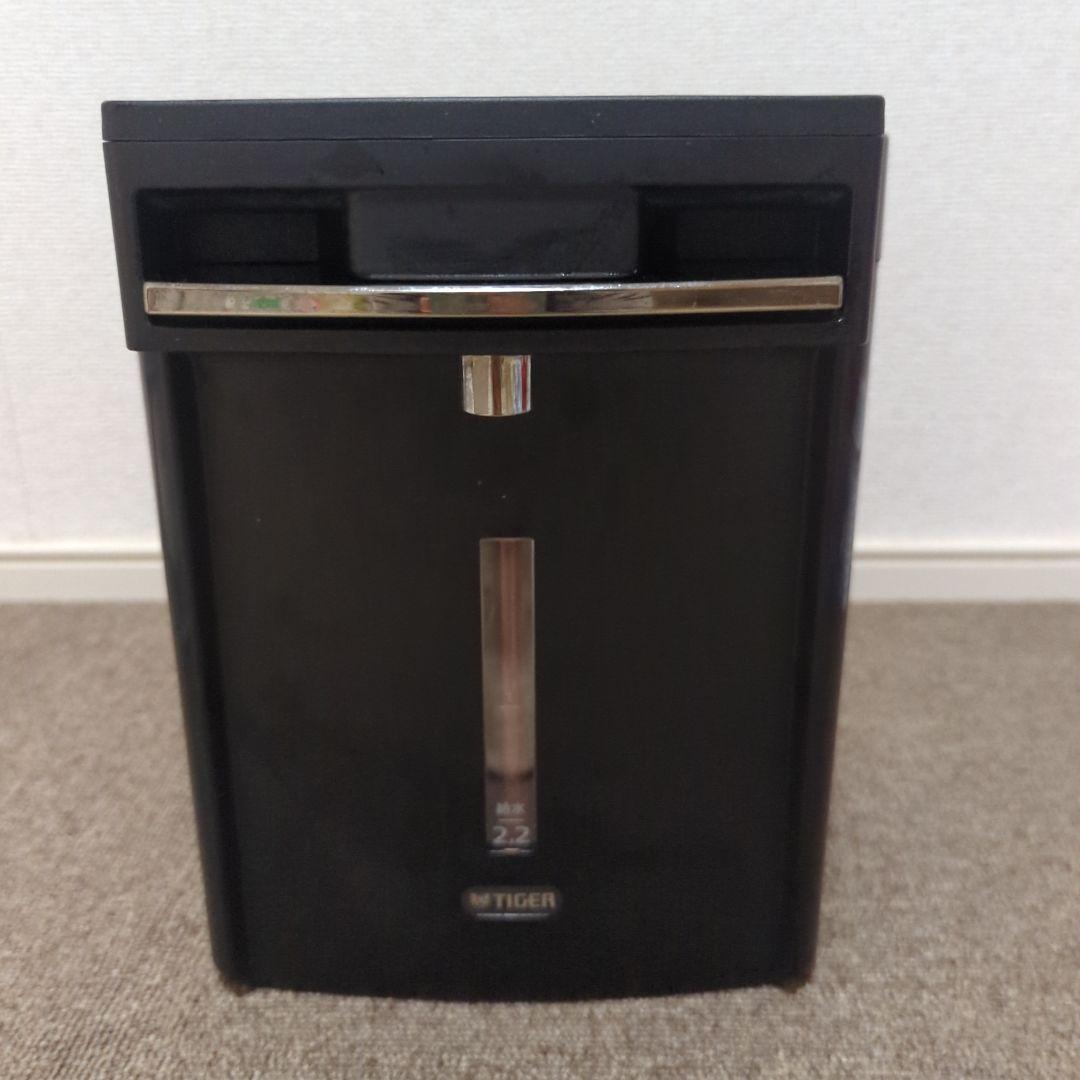 TIGER 蒸気レスVE電気まほうびん 2.2L ブラック