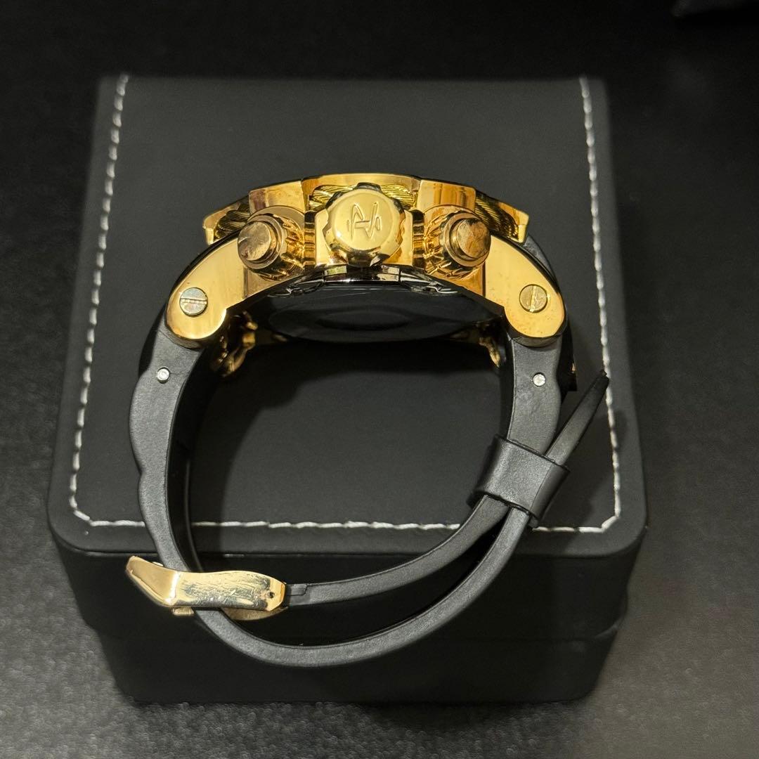 『希少』 INVICTA インヴィクタ NO.8161 GOLD 金 時計