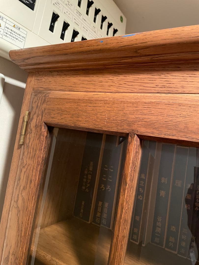 《ナラ材　本棚　》