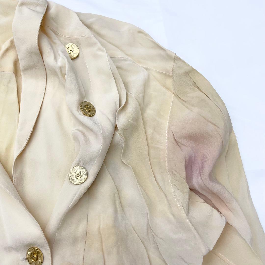 希少✨CHANEL ココボタン　ブラウス