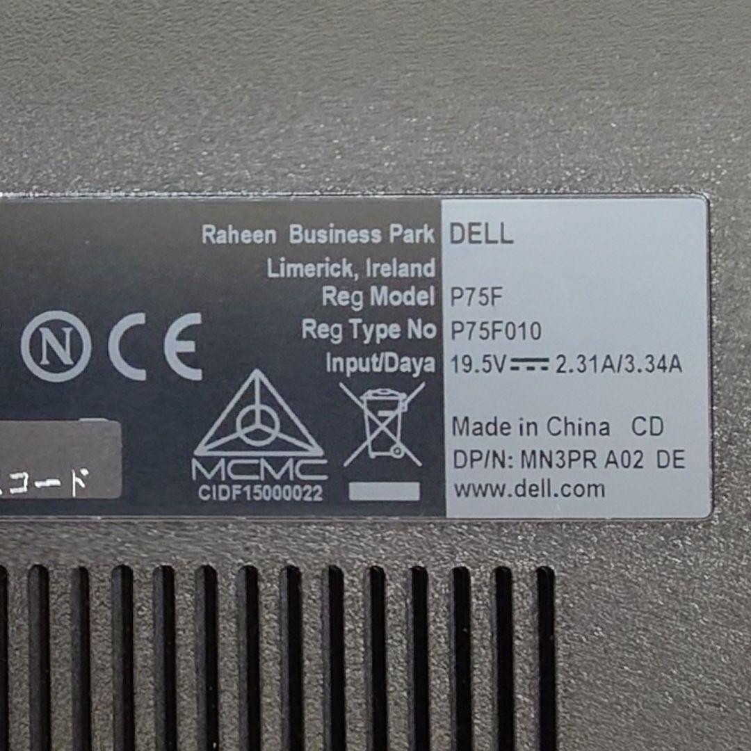 初期設定済：DELL Win11ノート SSD256GB＋HDD/メモリ8G