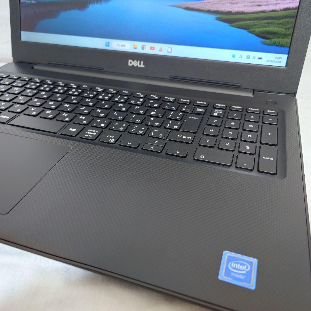 初期設定済：DELL Win11ノート SSD256GB＋HDD/メモリ8G