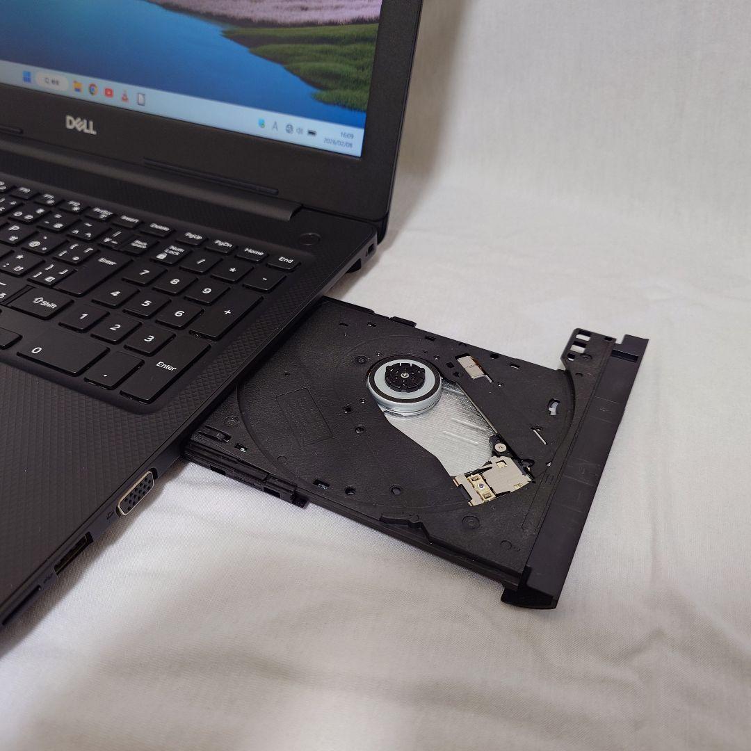 初期設定済：DELL Win11ノート SSD256GB＋HDD/メモリ8G