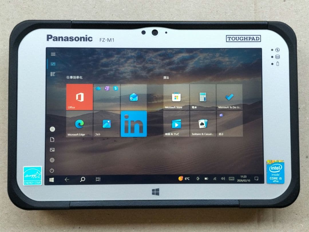 Windowsタブレット本体 Panasonic Toughpad FZ-M1 i5-4302Y 128GB