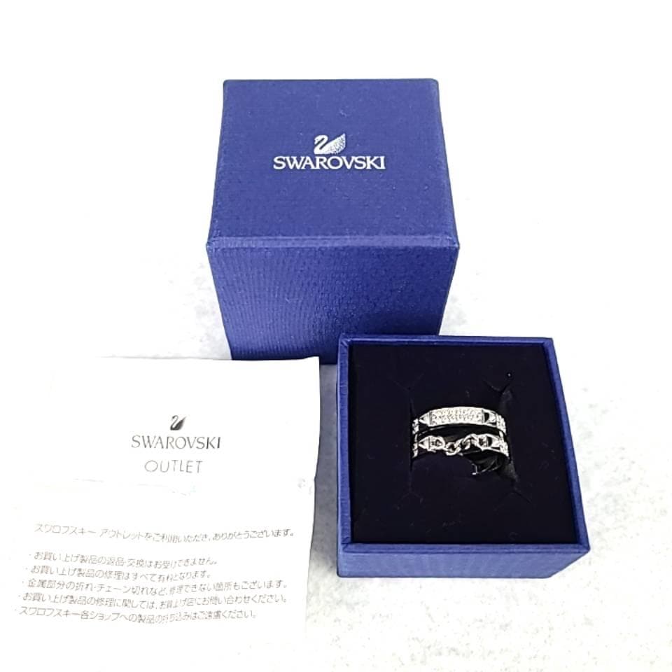 ◆極上品◆スワロフスキー　指輪　FICTION　58　約17号　箱つき