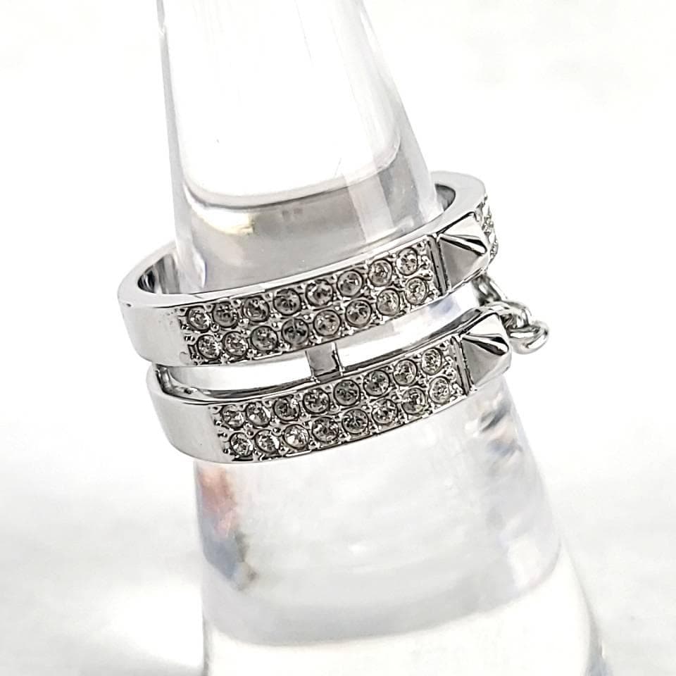 ◆極上品◆スワロフスキー　指輪　FICTION　58　約17号　箱つき