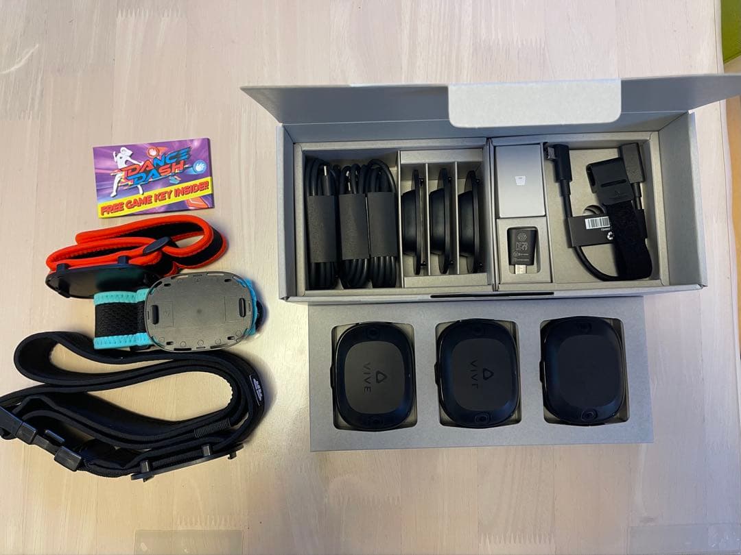 【VIVEトラッカー(Ultimate) 3+1セット】ストラップ付き