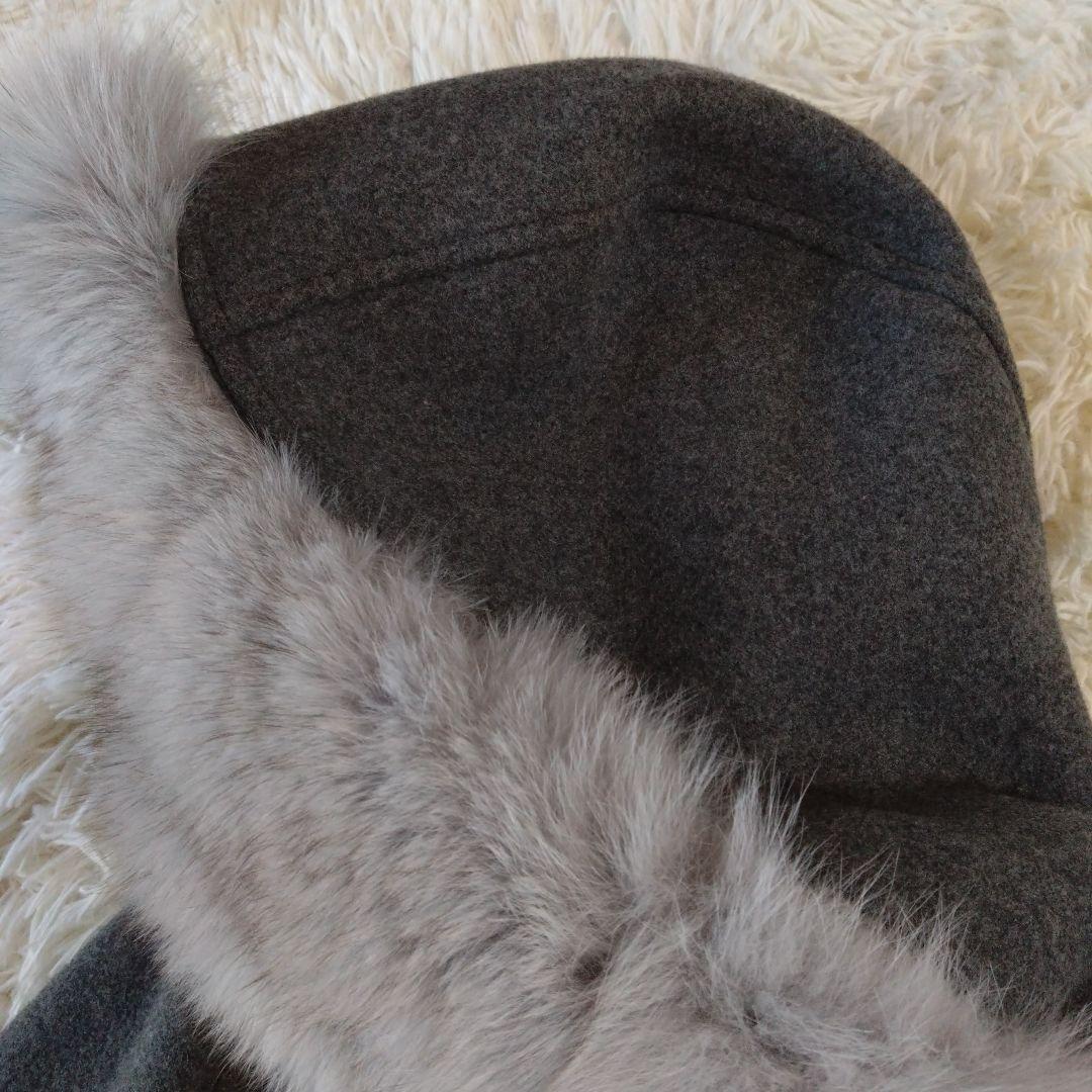 美品✨ボーダーズ アットバルコニー 　　　サガファー フォックス　カシミヤ