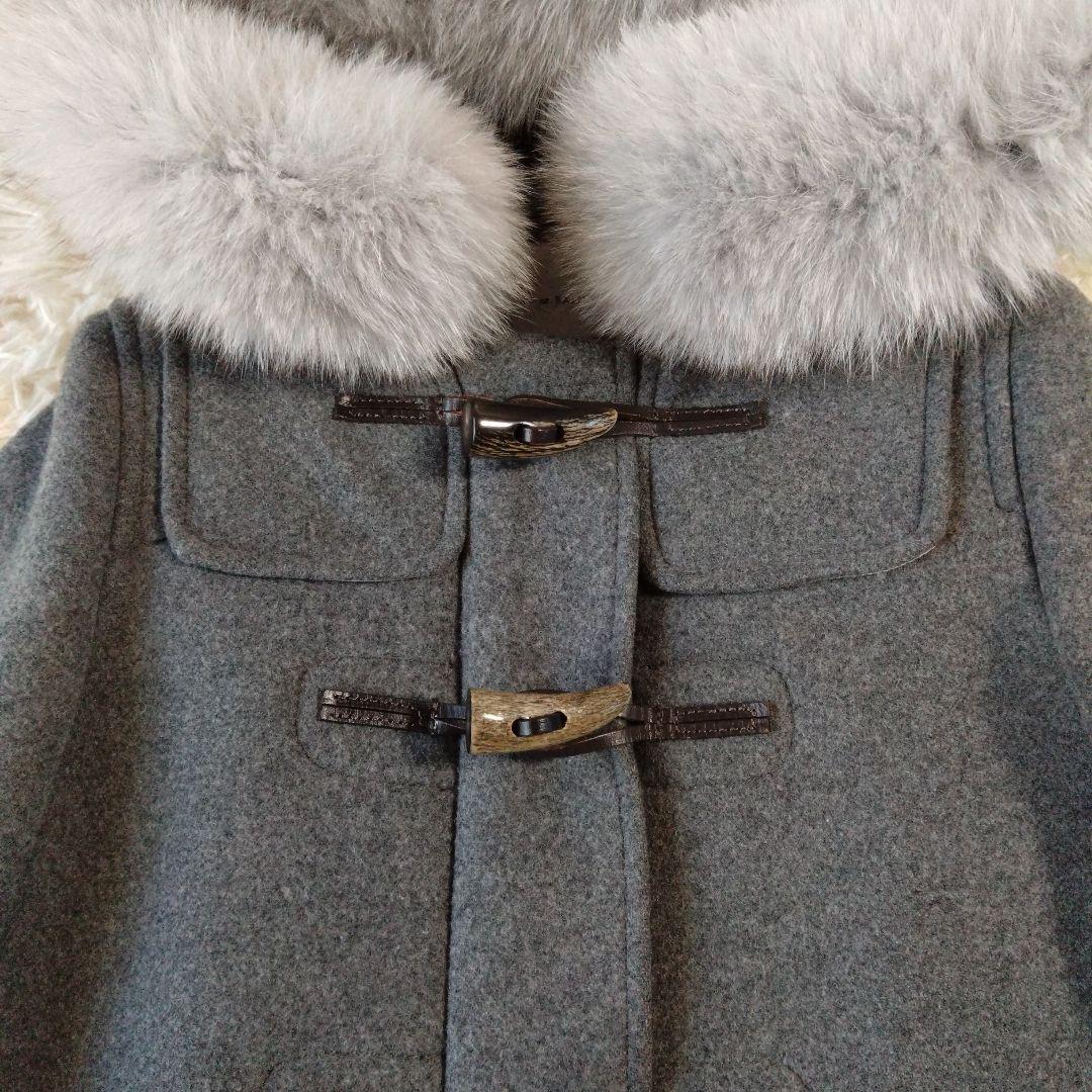 美品✨ボーダーズ アットバルコニー 　　　サガファー フォックス　カシミヤ