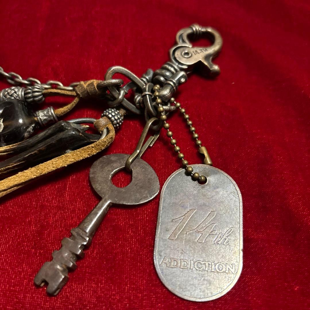 14th ADDICTION 丸カン　キーチェーン　（HYDE愛用　KMRii