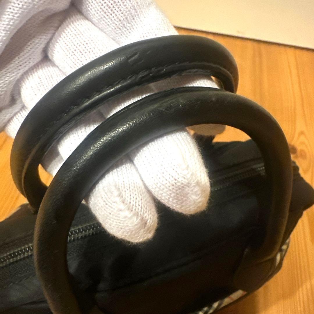 希少!BURBERRY GOLFバーバリー ノバチェック ミニボストン バッグ