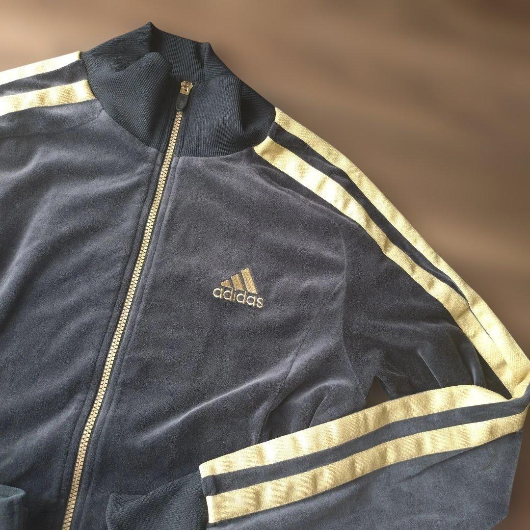 アディダスジャパン　adidas ベロア　ウィンドジャケット　上下セット