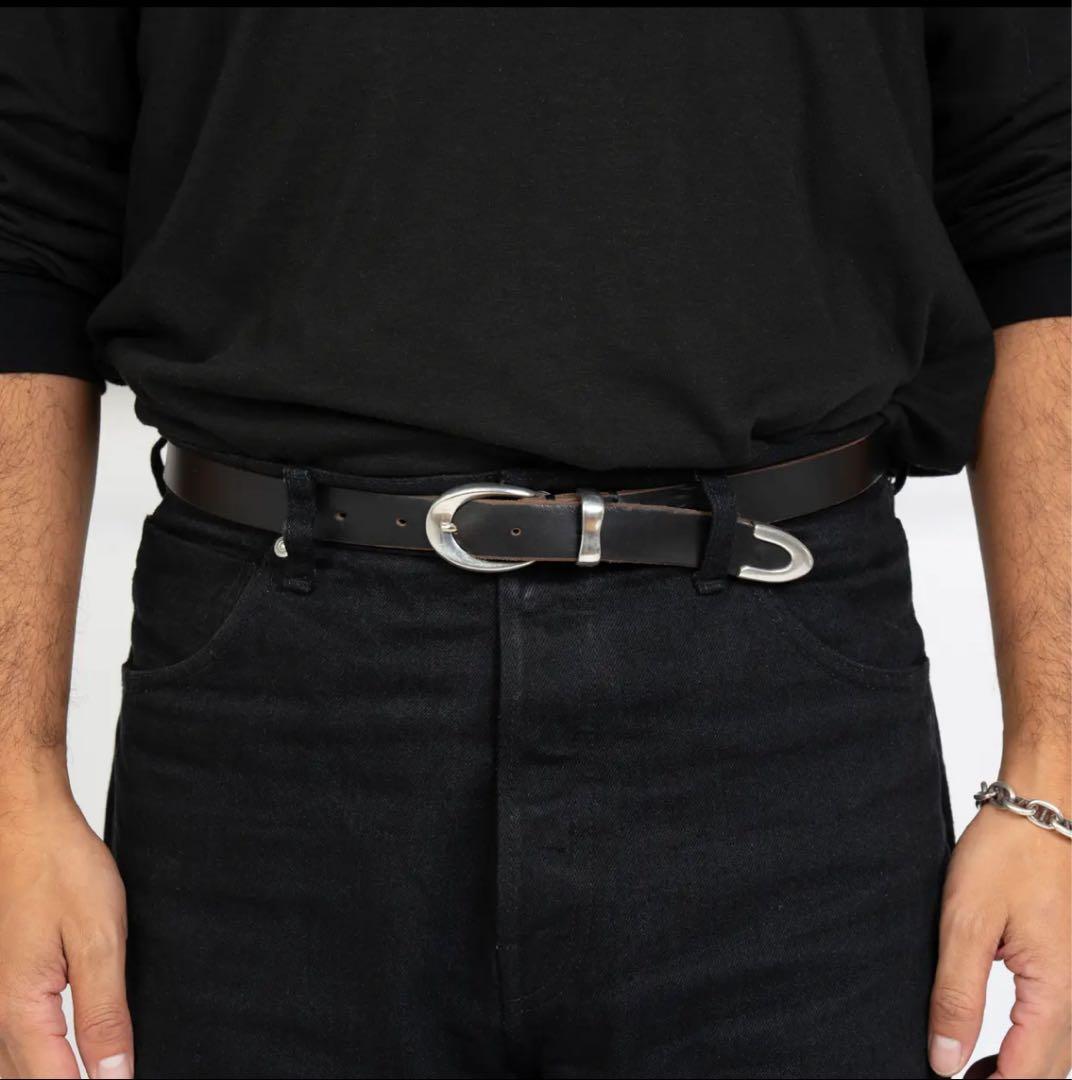 小物 DECI Choromexcel narrow western belt OVY