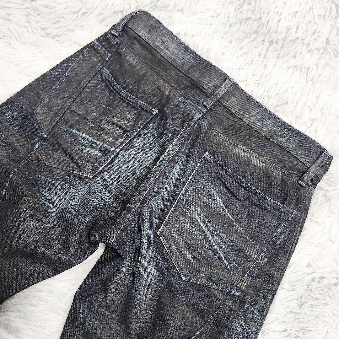 股下87cm BLACKBARRETT コーティング デニム ブラック 三陽商会