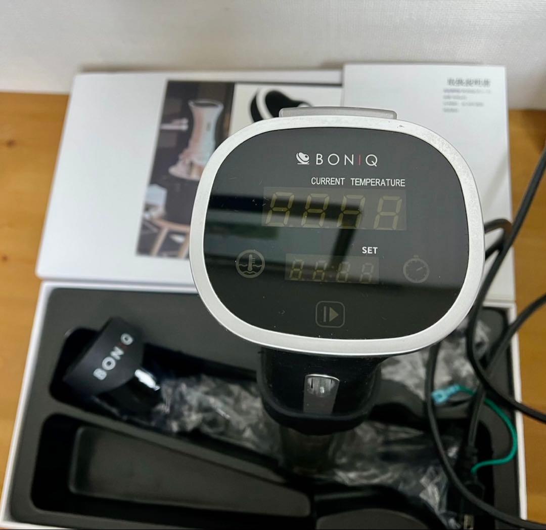 【美品】BONIQ BNQ-01低温調理器 デジタル温度表示