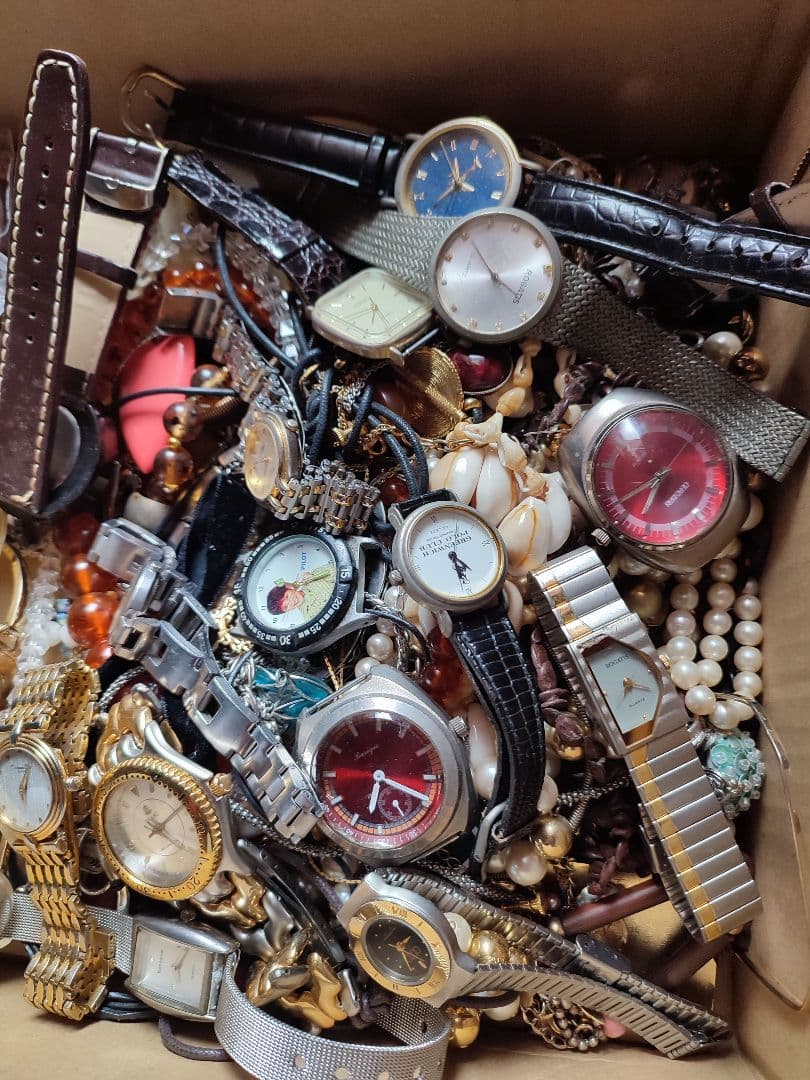 ジャンク時計、宝石、アクセサリー