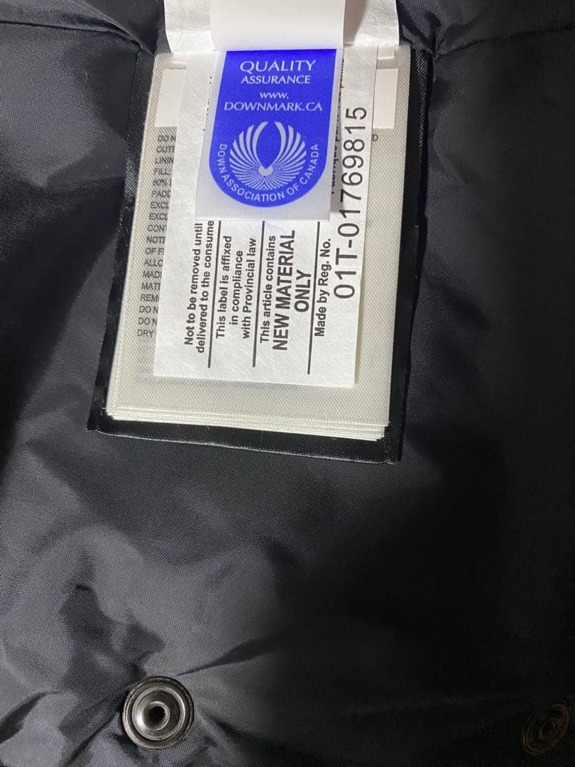   ブラックダウンジャケット 3802LA サイズXS美品