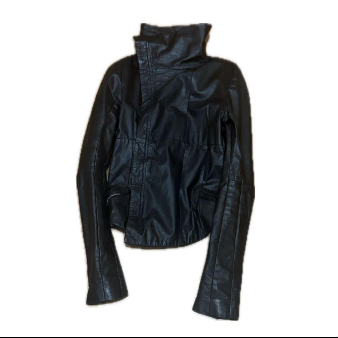 ジャケット・アウター 00s ekam leather jacket Japanese label