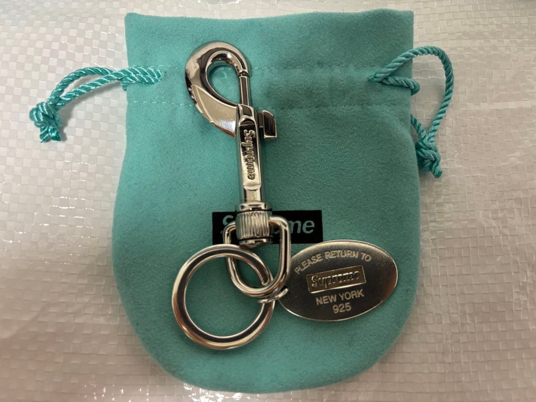 Supreme / Tiffany Oval Tag Keyring キーリング