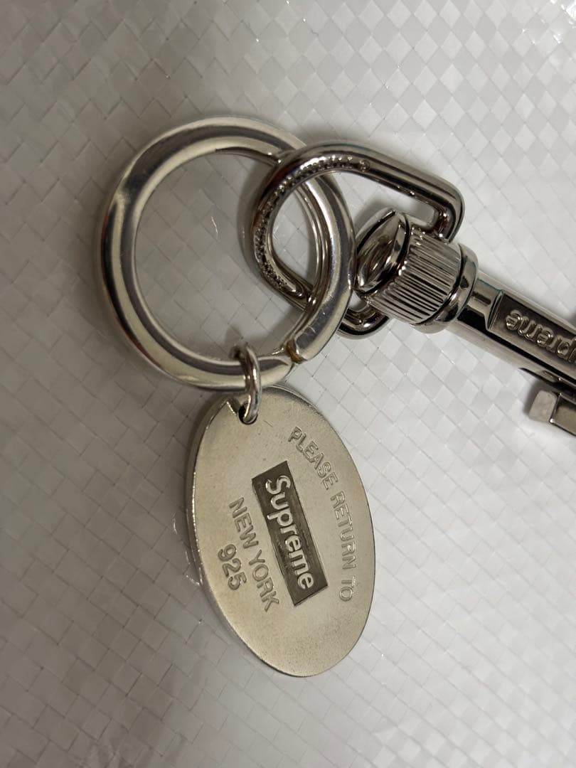 Supreme / Tiffany Oval Tag Keyring キーリング