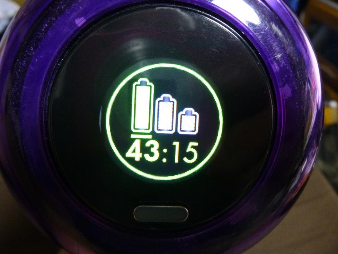 もりそば　ダイソンSV18　充電スタンド付属　並品　エコモード43分