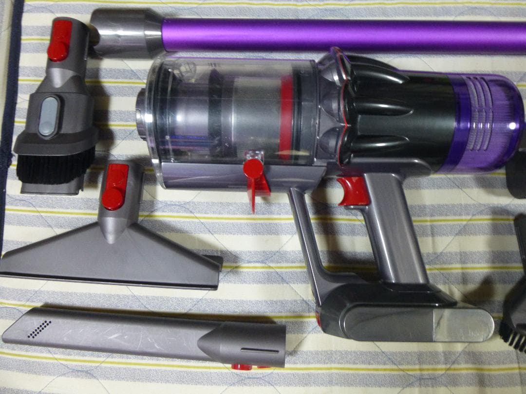 もりそば　ダイソンSV18　充電スタンド付属　並品　エコモード43分