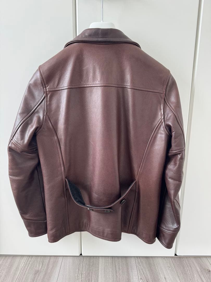 【日本製】BY GLAD HAND レザージャケット ブラウンMサイズ