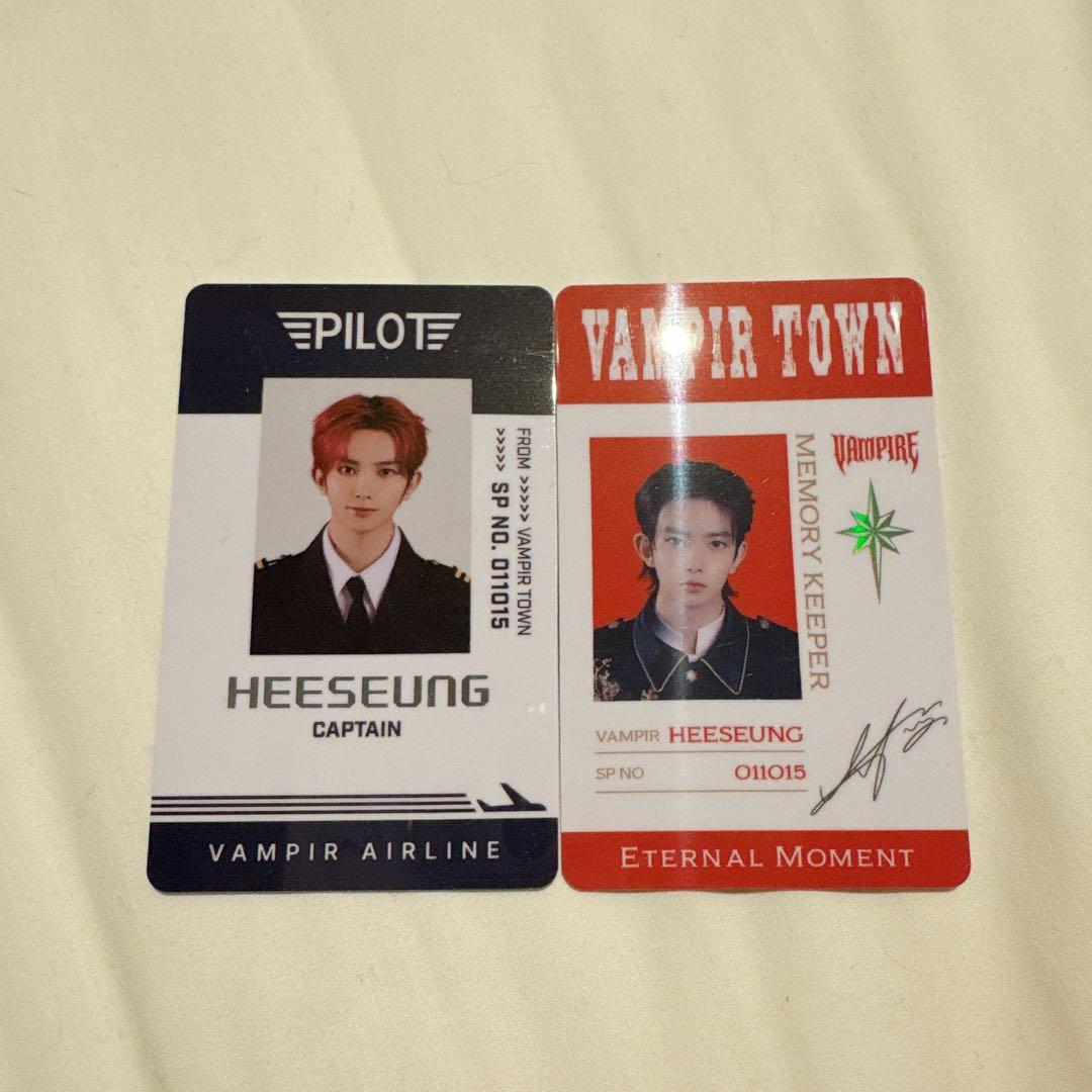 ENHYPEN WORLD ポップアップ PVC トレカ ヒスン