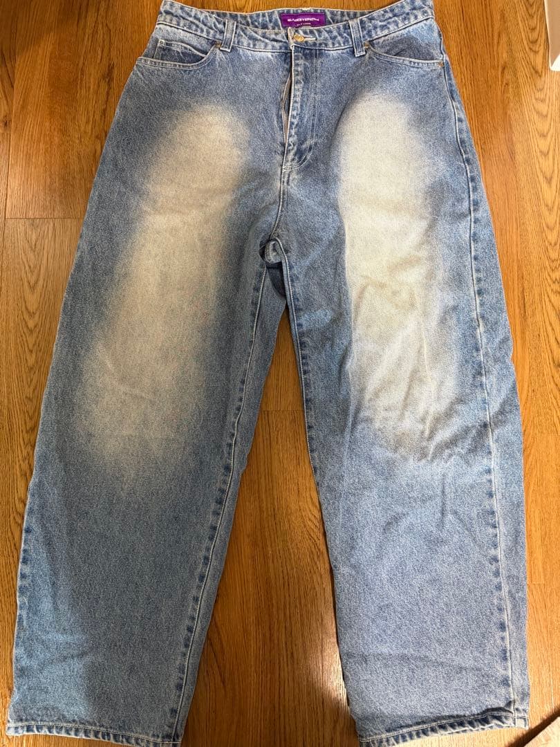 BLACKEYEPATCH スネーク刺繍 デニムパンツ 34