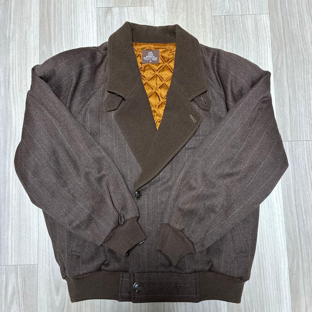 80s y2k archive H.L アシュエル ウール ハリントンジャケット