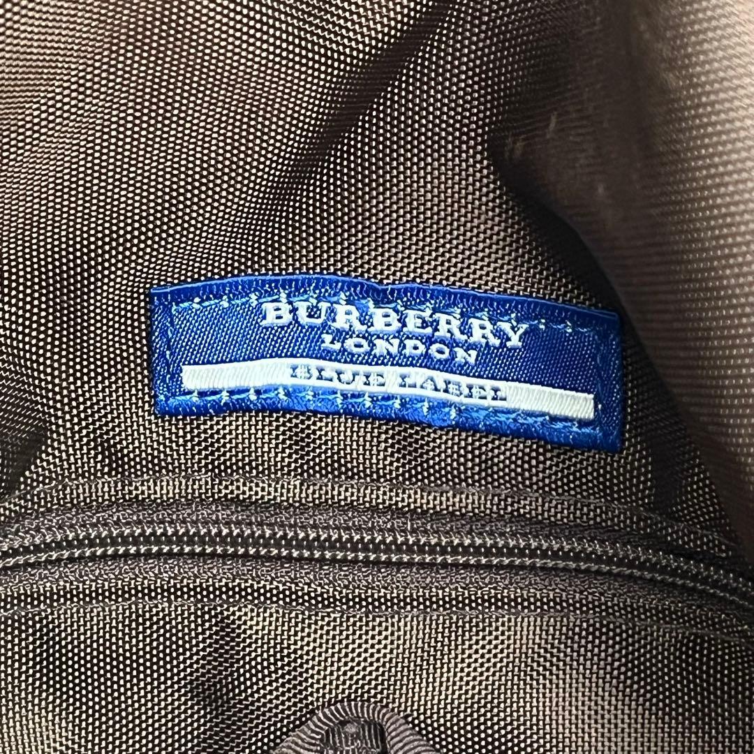 バーバリーブルーレーベル ボストンバッグ ショルダー2way ノバチェック 大型