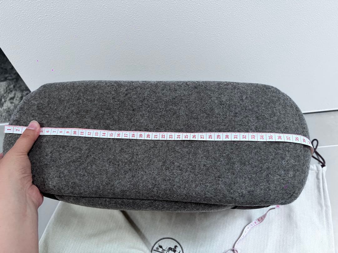 HERMÈS グレー トートバッグ